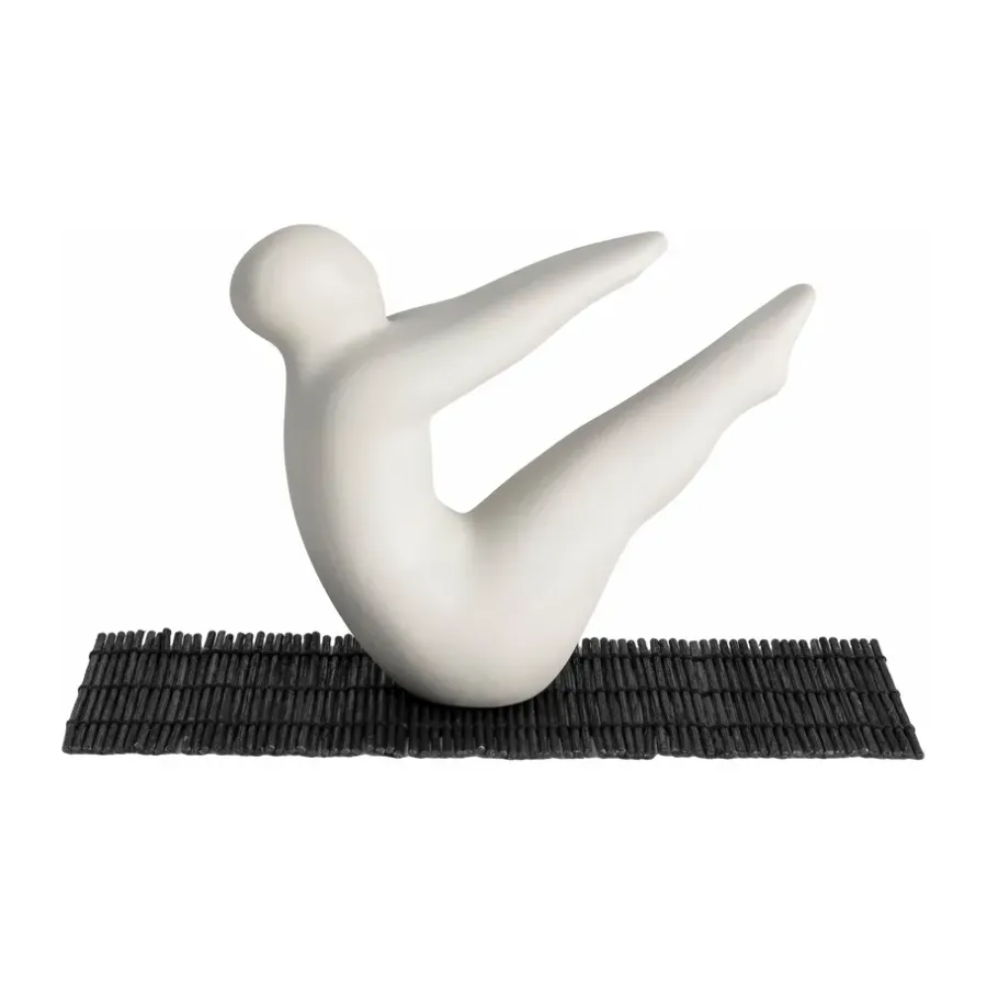 Design House Stockholm Yoga decoratie no. 2, Light grey< Sculpturen & Porseleinen Beelden
