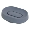 Bosign Zeepbakje met verborgen afvoertuit silicone large, Grafiet< Zeepdispensers & Zeepschaaltjes