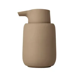 Blomus Zeepdispenser keramiek Ø8,5 cm, Bruin< Zeepdispensers & Zeepschaaltjes