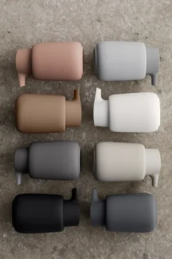 Blomus Zeepdispenser keramiek Ø8,5 cm, Bruin< Zeepdispensers & Zeepschaaltjes