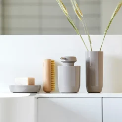 Zone Denmark Zone Suii tandenborstelbeker 14 cm, Taupe< Tandenborstelhouders